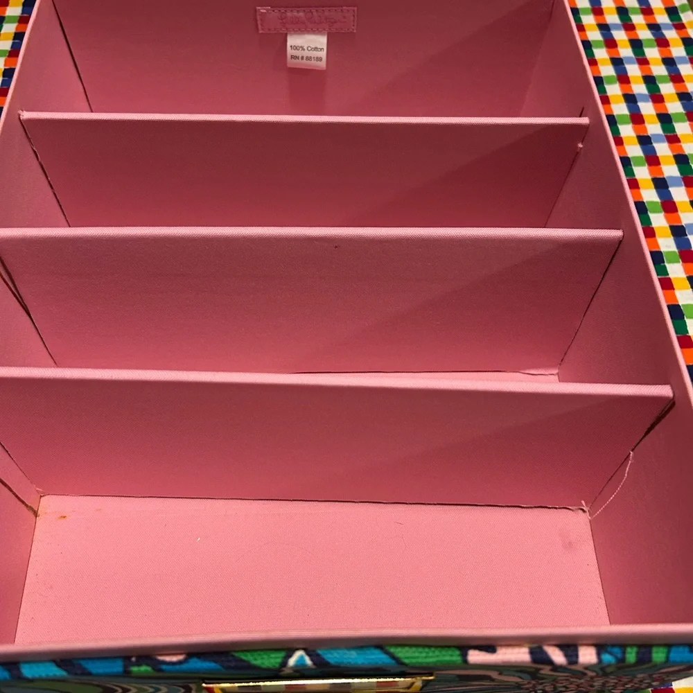 Lilly Pulitzer Floral Patterned Storage Box